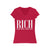 Rich-  Redeemed * Incredible * Confident * Humble Women's Jersey Short Sleeve V-Neck 